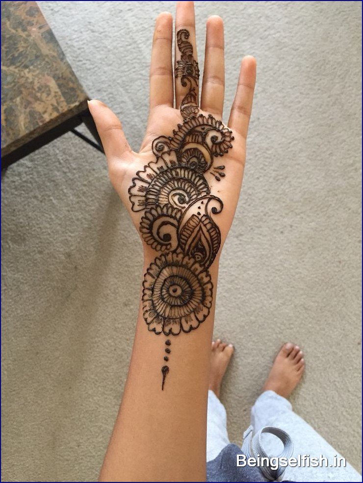 21 Simple Mehndi Design for Left Hand Inspirations For The Bride Squad-sonthuy.vn