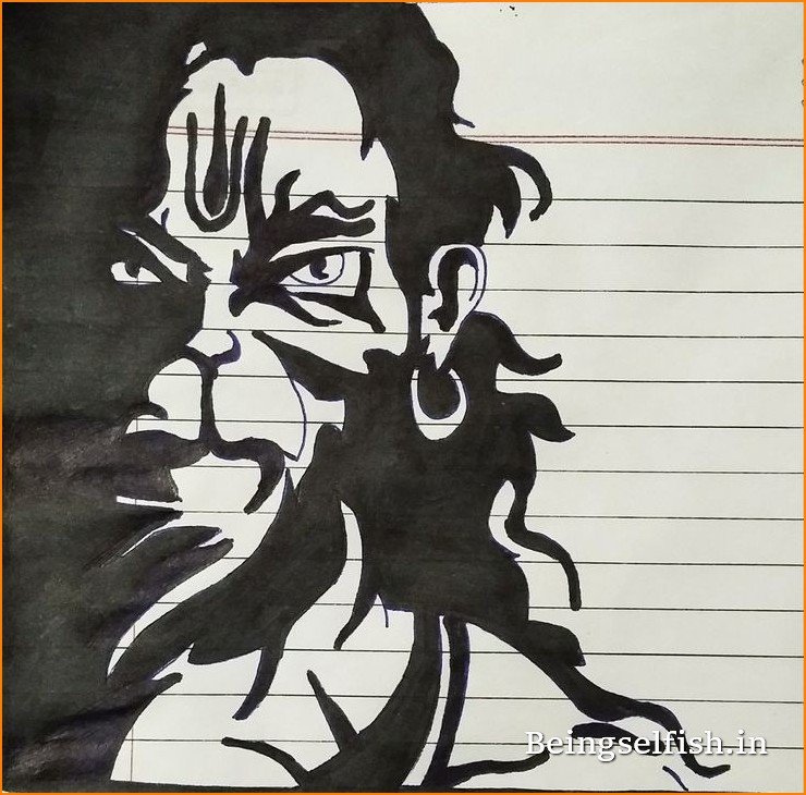 Lord Hanuman Drawing | Realistic Drawing of Hanuman ji | T.I.A - YouTube-tuongthan.vn