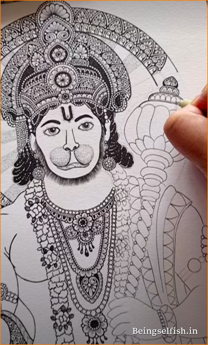 17 Hanuman ji sketch ideas | hanuman, shiva wallpaper, lord shiva painting-tuongthan.vn