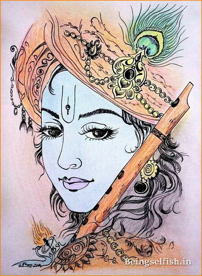 Radha krishna sketch Wallpapers Download | MobCup-saigonsouth.com.vn