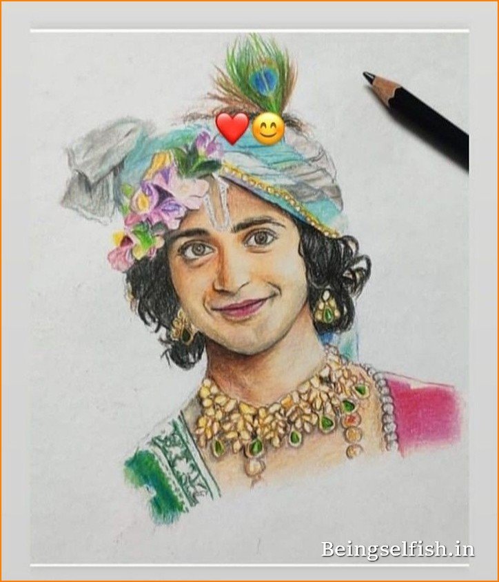 God Krishna Drawing for beginners #god #Drawing #easy #Krishna | Instagram-saigonsouth.com.vn